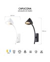 CAPUCCINA * APLIQUE LED 7W